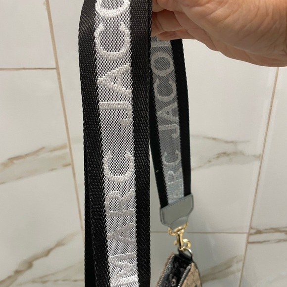 Tan and Black Logo Crossbody Bag - Picture 10 of 12